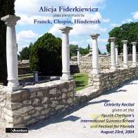 Franck; Chopin; Hindemith: Piano Works